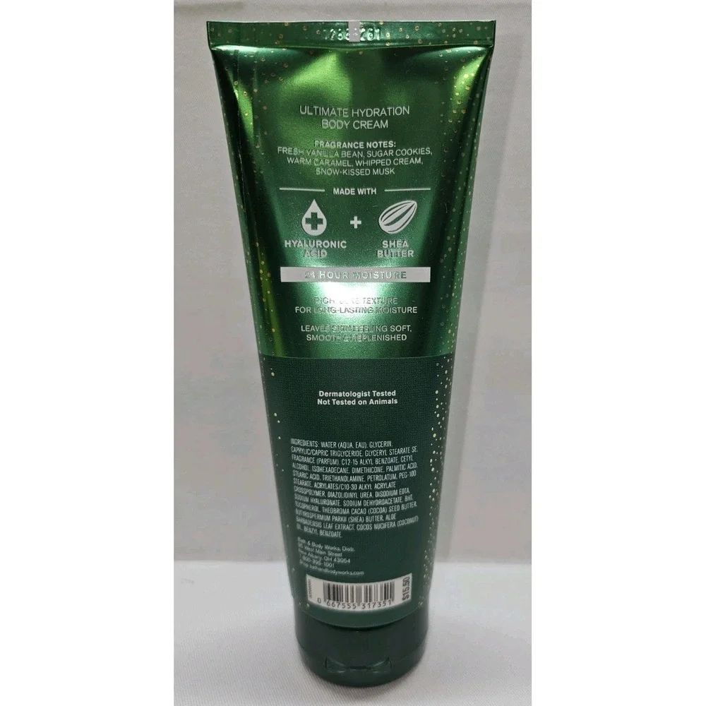 Bath & Body‎ Works VANILLA BEAN NOEL Ultimate Hydration Body Cream 8oz NEW